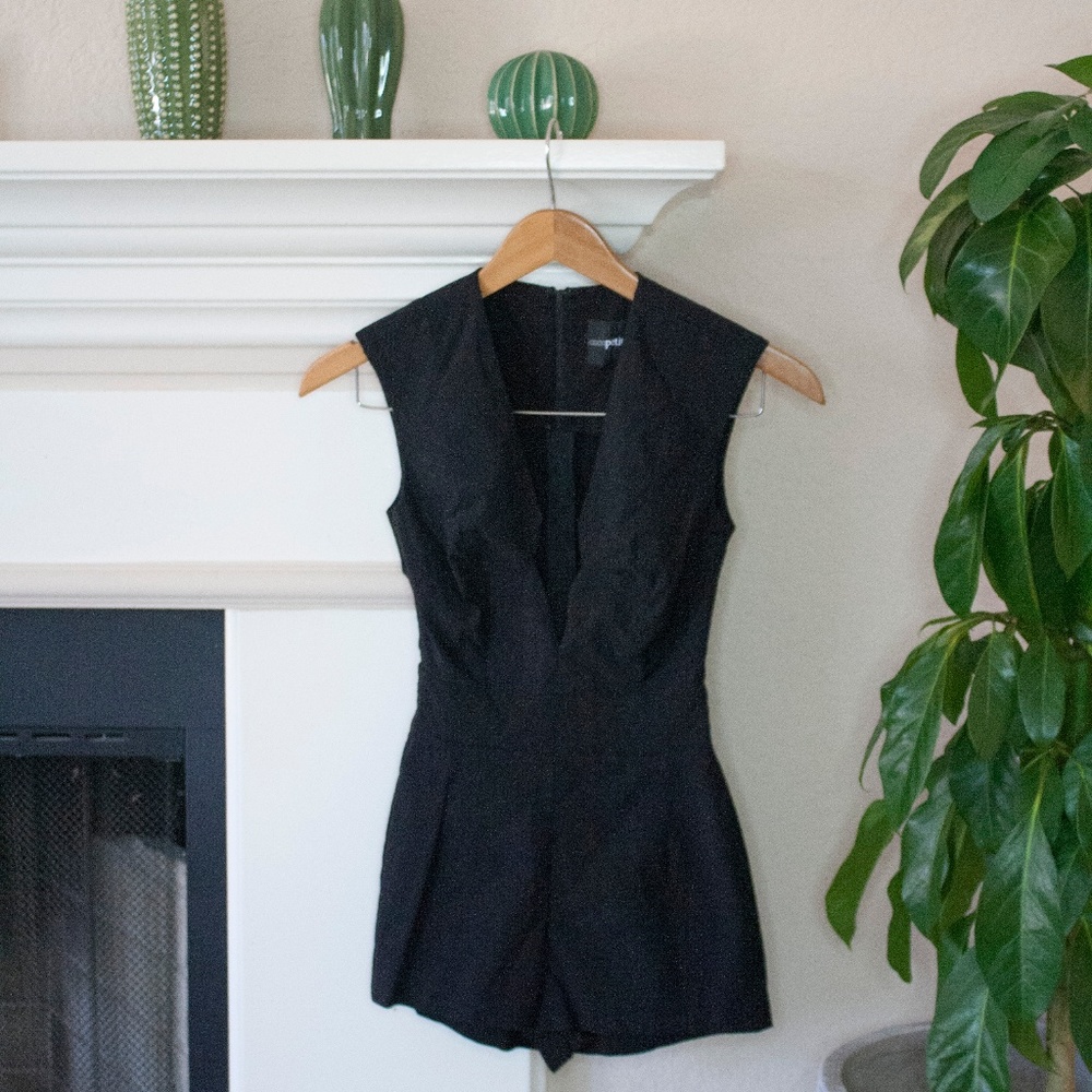 ASOS Petite Plunge Romper